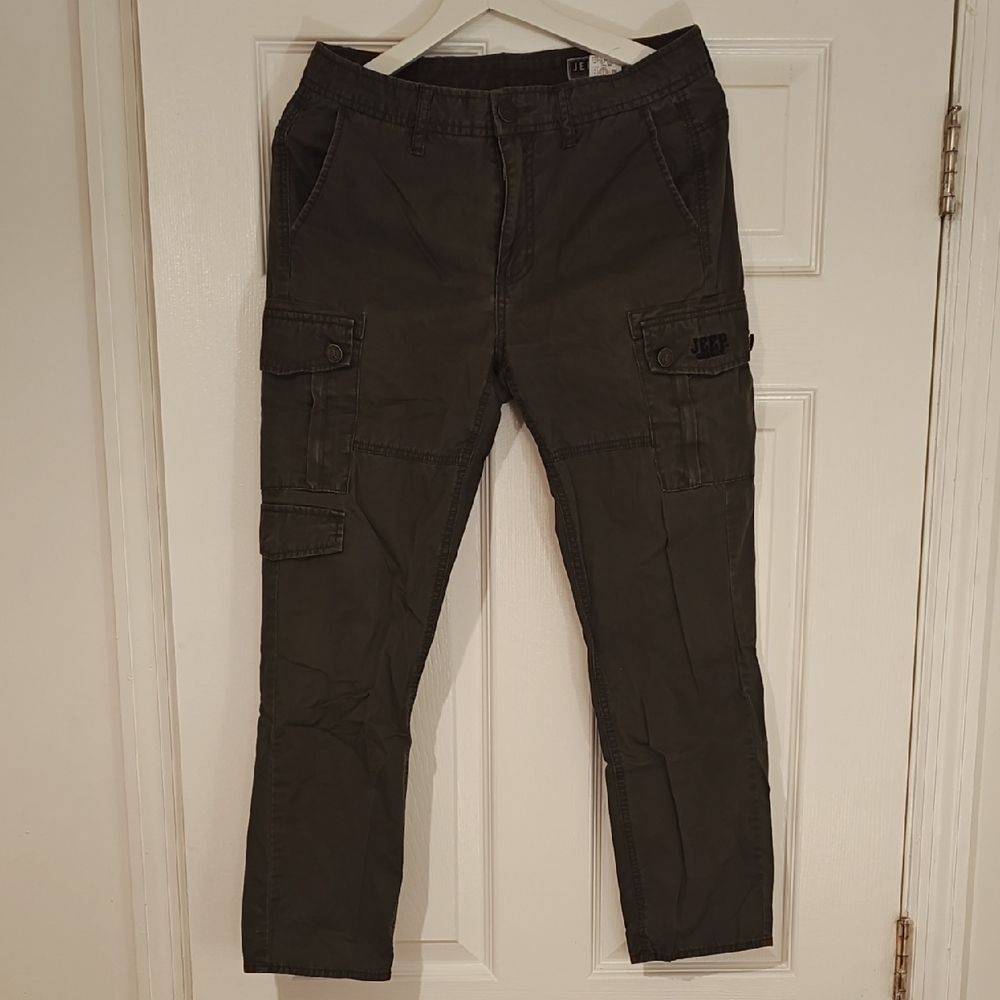 Jeep Spirit Men's Charcoal Cargo Pants